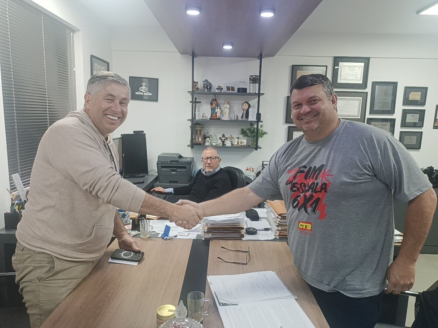 Sindicomerciários de Taquari e Região assina convenção coletiva para comércio varejista de Taquari e mais três cidades 
